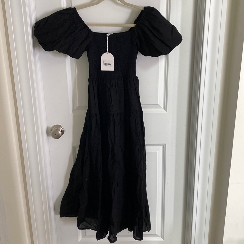 Fortunate one puff sleeve dress